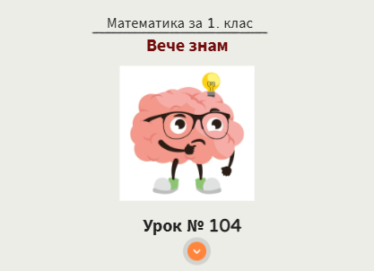 Урок № 104. Вече знам